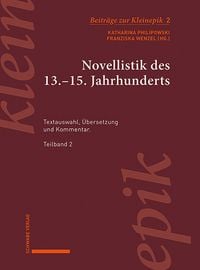 Produktbild: Novellistik des 13.-15. Jahrhunderts. Teilband 2
