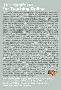 Produktbild: The Manifesto for Teaching Online
