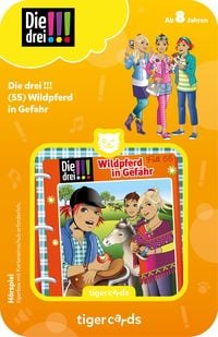 Produktbild tigercard - Die drei !!! - Folge 55: Wildpferd in Gefahr