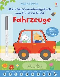 Produktbild: Mein Wisch-und-weg-Buch von Punkt zu Punkt: Fahrzeuge
