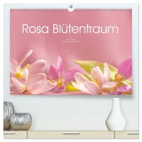 Produktbild: Rosa Bl&uuml;tentraum (hochwertiger Premium Wandkalender 2026 DIN A2 quer), Kunstdruck in Hochglanz