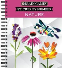 Produktbild: Brain Games - Sticker by Number: Nature - 2 Books in 1 (42 Images to Sticker)