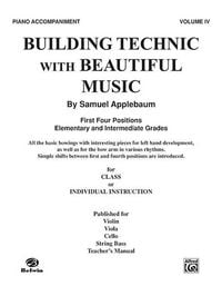 Produktbild: Applebaum, S: Building Technic with Beautiful Music, Volume