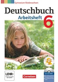 Produktbild: Deutschbuch Gymnasium - Niedersachsen - 2012 - 6. Klasse - Arbeitsheft mit L&ouml;sungen und &Uuml;bungs-CD-ROM