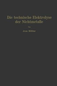 Produktbild: Die technische Elektrolyse der Nichtmetalle