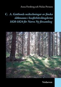 Produktbild: Carl Axel Gottlunds nedteckningar av finska sl&auml;ktnamn i husf&ouml;rh&ouml;rsl&auml;ngderna 1820-1824 f&ouml;r Norra Ny f&ouml;rsamling