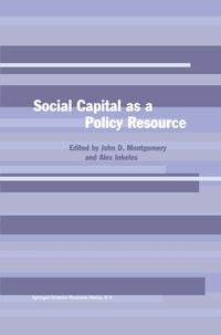 Produktbild: Social Capital as a Policy Resource
