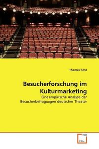 Produktbild: Renz, T: Besucherforschung im Kulturmarketing