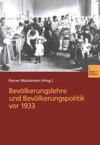 Produktbild: Bev&ouml;lkerungslehre und Bev&ouml;lkerungspolitik vor 1933
