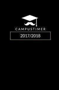 Produktbild: Campustimer Schwarz - A5 Semesterplaner - Studentenkalender 2017/2018 (Kalender, Uni-Planer)