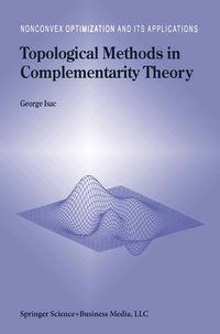 Produktbild: Topological Methods in Complementarity Theory