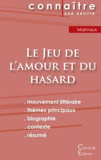 Produktbild: Fiche de lecture Le Jeu de l'amour et du hasard de Marivaux (Analyse litt&eacute;raire de r&eacute;f&eacute;rence et r&eacute;sum&eacute; complet)