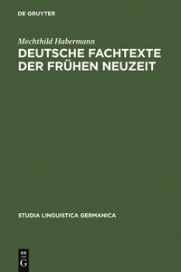 Produktbild: Deutsche Fachtexte der fr&uuml;hen Neuzeit