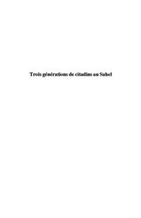 Produktbild: Trois Generations De Citadins Au Sahel