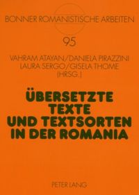 Produktbild: &Uuml;bersetzte Texte und Textsorten in der Romania