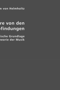 Produktbild: Die Lehre von den Tonempfindungen
