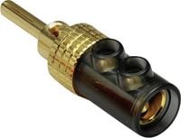 Bild vom Artikel BKL Electronic 0106008 Bananenstecker Stecker, gerade Stift-Ø: 4mm Schwarz 1St. vom Autor 