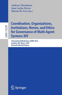 Produktbild: Coordination, Organizations, Institutions, Norms, and Ethics for Governance of Multi-Agent Systems XIV