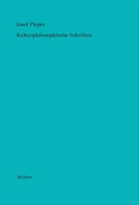 Produktbild: Kulturphilosophische Schriften