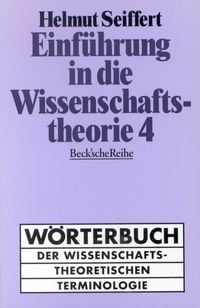 Produktbild: Einf&uuml;hrung in die Wissenschaftstheorie Bd. 4: W&ouml;rterbuch der wissenschaftstheoretischen Terminologie