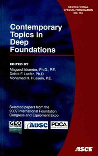 Produktbild: Contemporary Topics in Deep Foundations