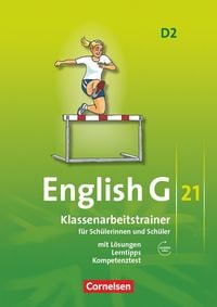 Produktbild: English G 21. Ausgabe D 2. Klassenarbeitstrainer mit Lösungen und Audios online