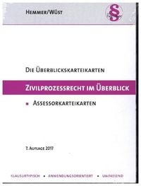 Produktbild: Ass. Karteikarten Zivilprozessrecht im &Uuml;berblick