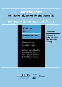 Produktbild: Economics of Risky Behavior and Sensation Seeking