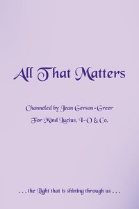 Produktbild: All That Matters