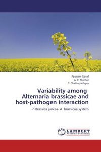 Produktbild: Goyal, P: Variability among   Alternaria brassicae and host-
