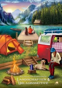 Produktbild: Landschaften & Urlaubsmotive &ndash; Malbuch f&uuml;r Erwachsene mit 50 wundersch&ouml;nen Ausmalmotiven