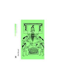 Produktbild: Performance Research: On Ritual
