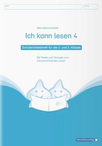 Produktbild: Ich kann lesen 4 - Sch&uuml;lerarbeitsheft f&uuml;r die 2. und 3. Klasse
