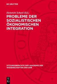 Produktbild: Probleme der sozialistischen &ouml;konomischen Integration