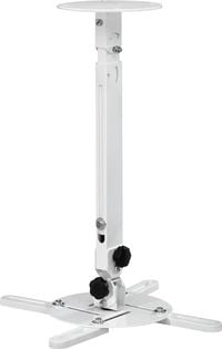 Produktbild: Hama 00220880 Beamer-Deckenhalterung H&ouml;henverstellbar, Schwenkbar, Neigbar Boden-/Deckenabstand (max.): 635 mm Wei&szlig;