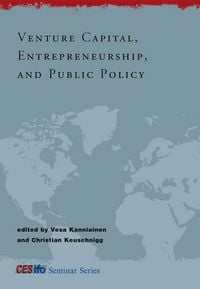 Produktbild: Venture Capital, Entrepreneurship, and Public Policy