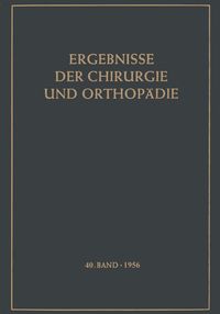Produktbild: Ergebnisse der Chirurgie und Orthop&auml;die