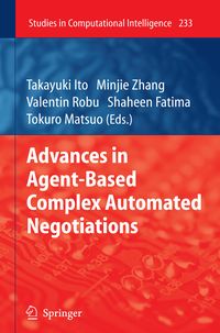 Produktbild: Advances in Agent-Based Complex Automated Negotiations