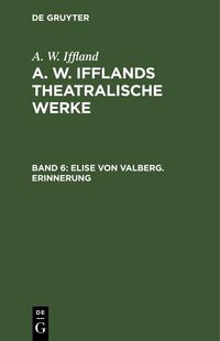 Produktbild: Elise von Valberg. Erinnerung