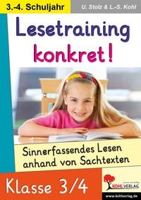 Produktbild: Lesetraining konkret! / Klasse 3-4