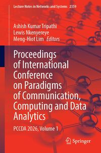 Produktbild: Proceedings of International Conference on Paradigms of Communication, Computing and Data Analytics
