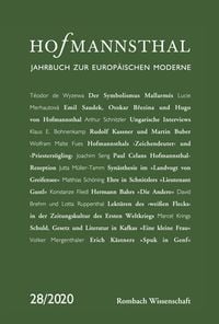 Produktbild: Hofmannsthal &ndash; Jahrbuch zur Europ&auml;ischen Moderne