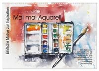 Produktbild: Mal mal Aquarell (Wandkalender 2026 DIN A3 quer), CALVENDO Monatskalender