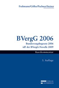 Produktbild: BVergG 2006