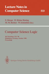 Bild vom Artikel Computer Science Logic vom Autor Egon Börger