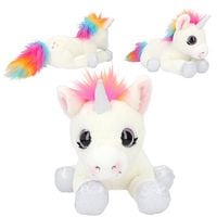 Produktbild: Ylvi Pl&uuml;sch Einhorn liegend 30 cm