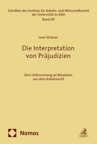 Produktbild: Die Interpretation von Pr&auml;judizien
