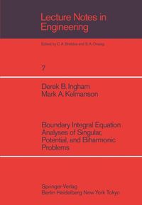 Produktbild: Boundary Integral Equation Analyses of Singular, Potential, and Biharmonic Problems