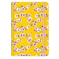 Produktbild: Notizbuch A5 Bl&uuml;ten gelb