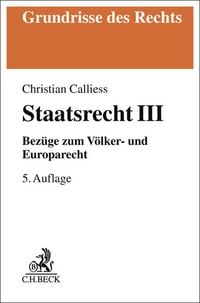 Produktbild: Staatsrecht III